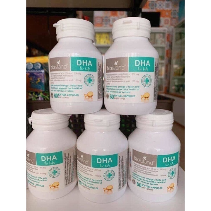 Bio Island Viên Uống Bổ Sung DHA Cho Trẻ 60 Viên