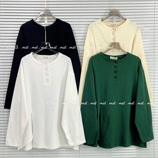 Áo pull cổ tàu dài tay ( có sẵn )