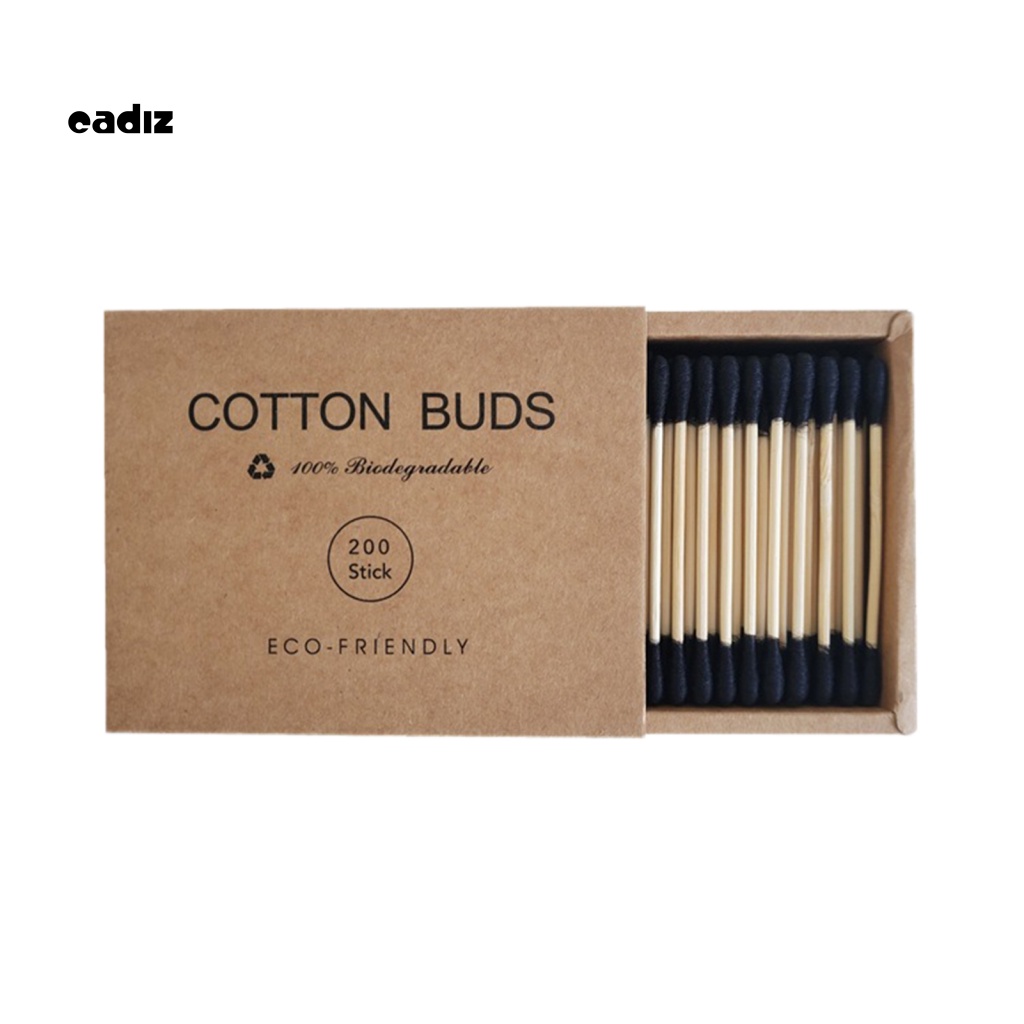 1 Hộp Tăm Bông Trang Điểm Mềm Mại Nhỏ Gọn Tiện Lợi