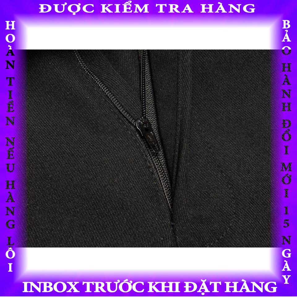 Quần âu nam đen dáng ôm co giãn nhẹ, quần tây nam baggy vải chính phẩm kiểu dáng Hàn Quốc QR01  hanthien