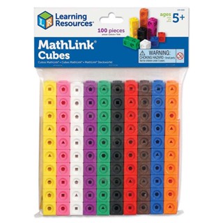   Hàng nhập khẩu Mỹ  Bộ học toán 100 chi tiết - Mathlink Cubes 100 - Learning Resources 