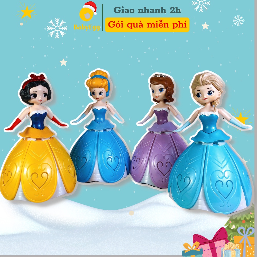 Đồ chơi cho bé gái Nàng công chúa búp bê elsa, anna, bạch tuyết, lọ lem Cinderella đồ chơi trẻ em cho bé gái 1 2 3 tuổi