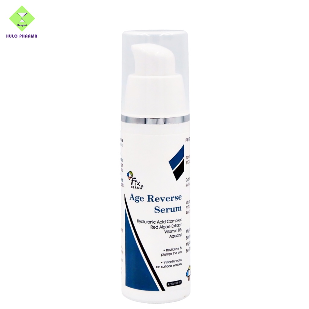 Serum Dưỡng Ẩm Phục Hồi Trẻ Hóa Làn Da Fixderma Age Reverse Serum 30ml