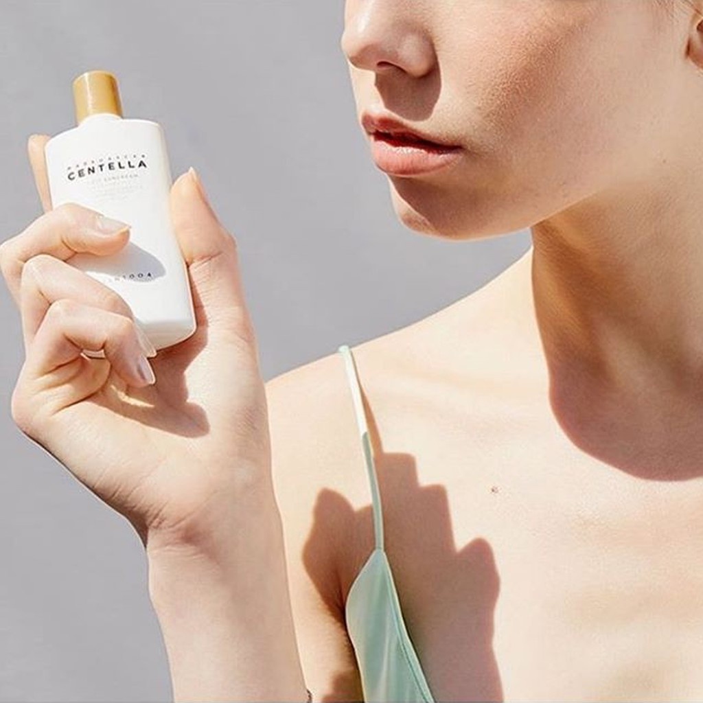 Các dòng kem chống nắng rau má Skin 1004