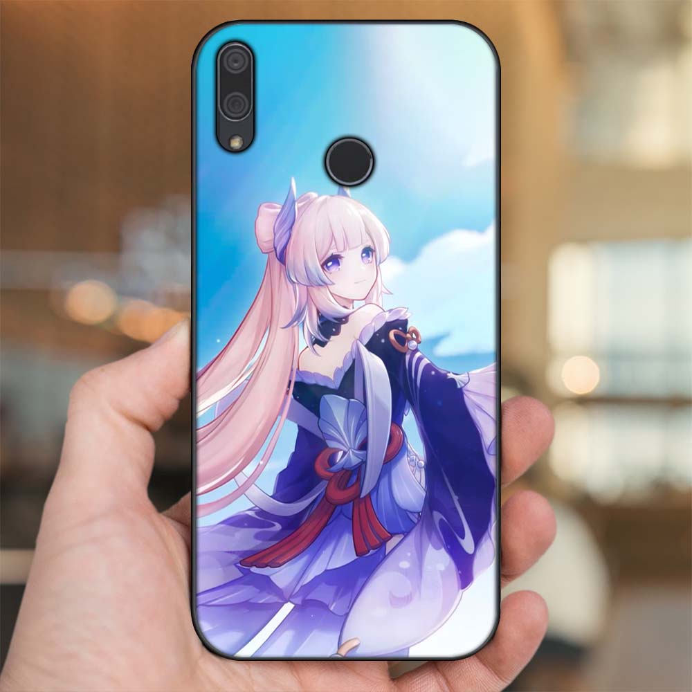 Ốp lưng Huawei Y9 2019 viền đen in hình Sangonomiya Kokomi Genshin Impact