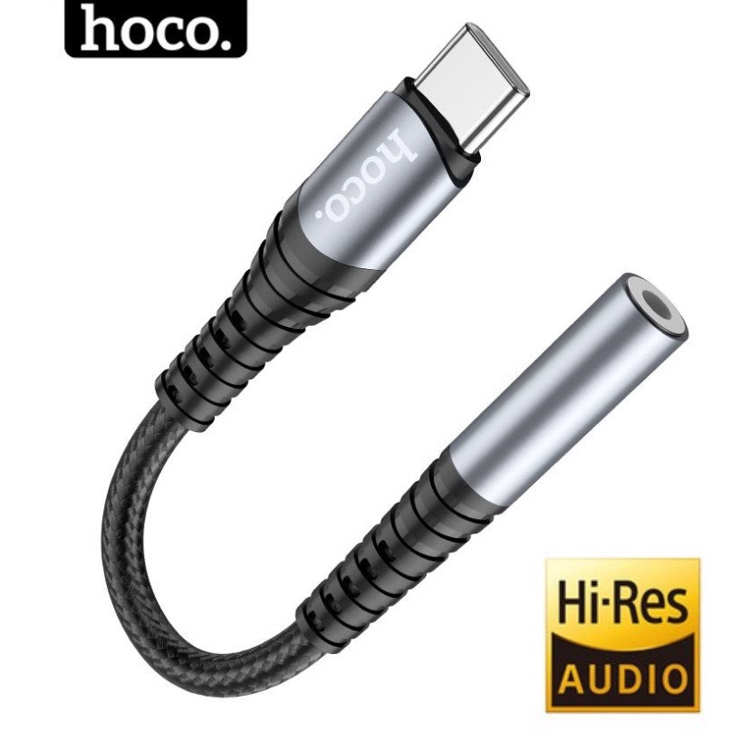 Jack chuyển đổi tai nghe type c sang 3.5mm có mic nói chính hãng Hoco dùng