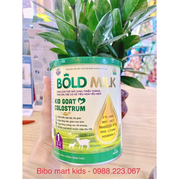 BOLD MILK PEDIA GOAT số 1,2 - sữa dê