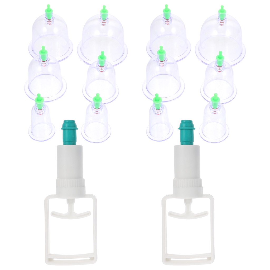 Cupping Body Massage Vacuum Suction Pump Cup Practical Manual Smooth Device Care Massager Cups Chinese Set Handprofessional
