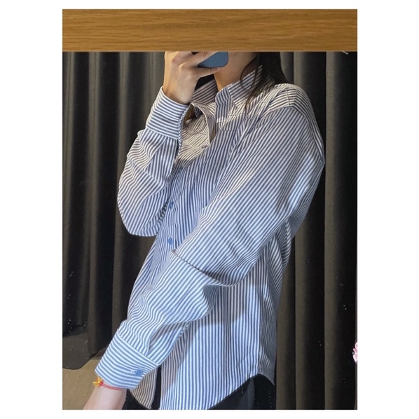 ÁO SƠ MI SỌC DÁNG RỘNG