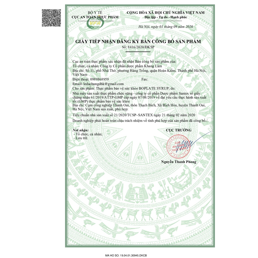 Boplate syrup dạng siro Giảm nguy cơ thiếu tiểu cầu, hỗ trợ tăng cường tái tạo tiểu cầu, giúp giảm nguy cơ xuất huyết