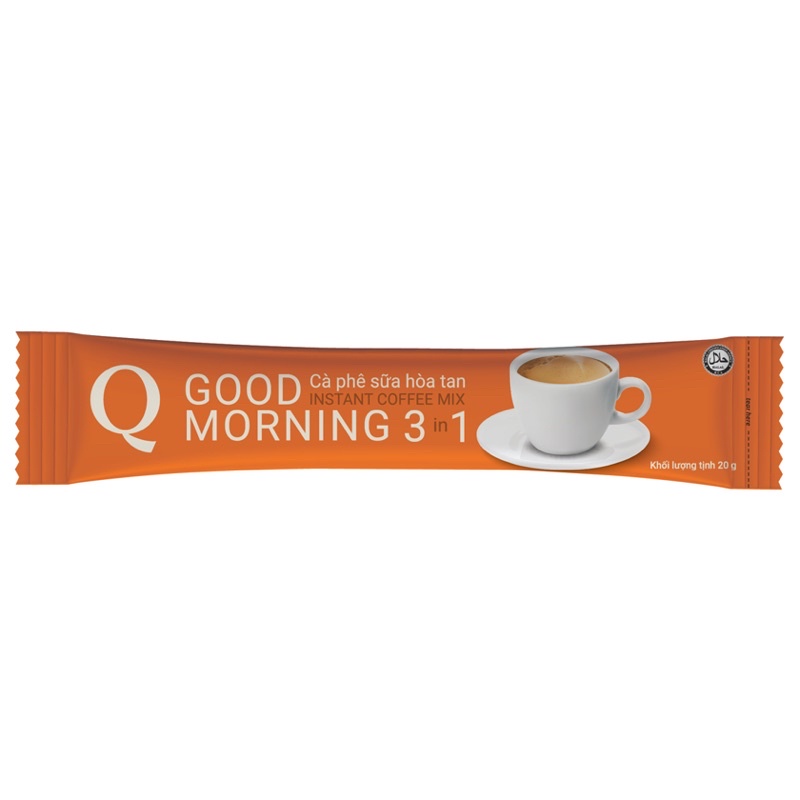 Cà Phê Sữa Hoà Tan Trần Quang 3in1 good morning 480g