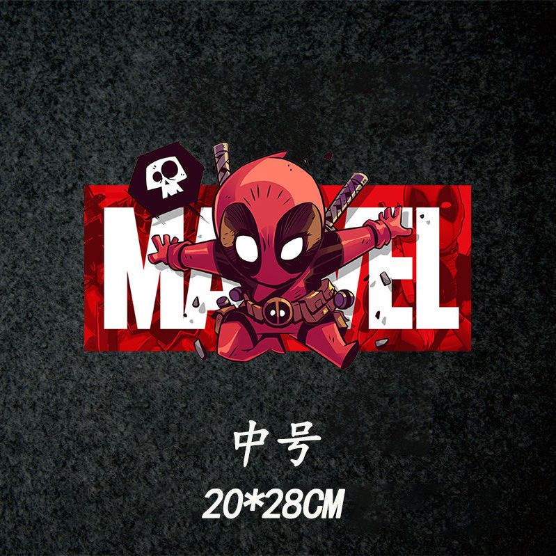 Miếng Dán Trang Trí Xe Hơi Hình Báo Đen / Người Nhện / Người Sắt / Venom / Captain America