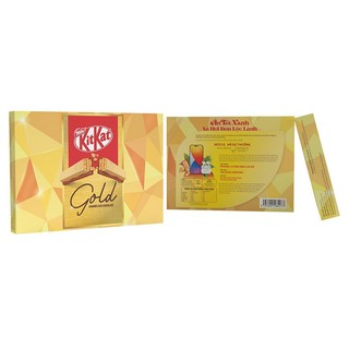 Bánh xốp socola kitkat gold 136g