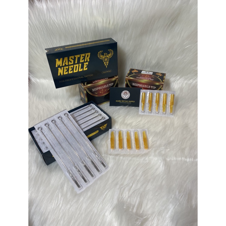 Ngòi kim dài vàng GOLD SHARK đủ các size đi nét đánh bóng vào màu