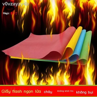 ❏ ✹ Lửa ma thuật giấy đèn flash ngọn lửa giấy thành hoa hồng cháy nhanh không tro cây đũa phép tiêu hao đạo cụ ảo thuật