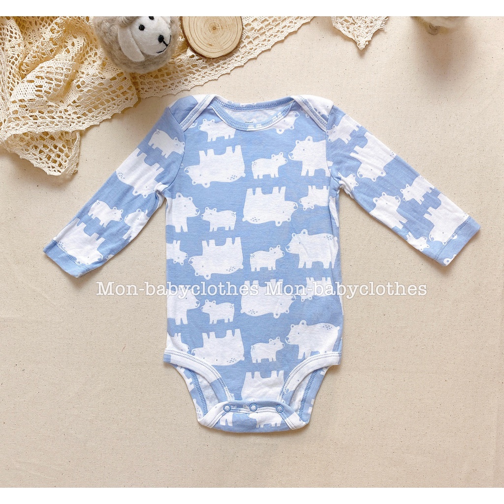 BODY chip dài tay 3-6 tháng