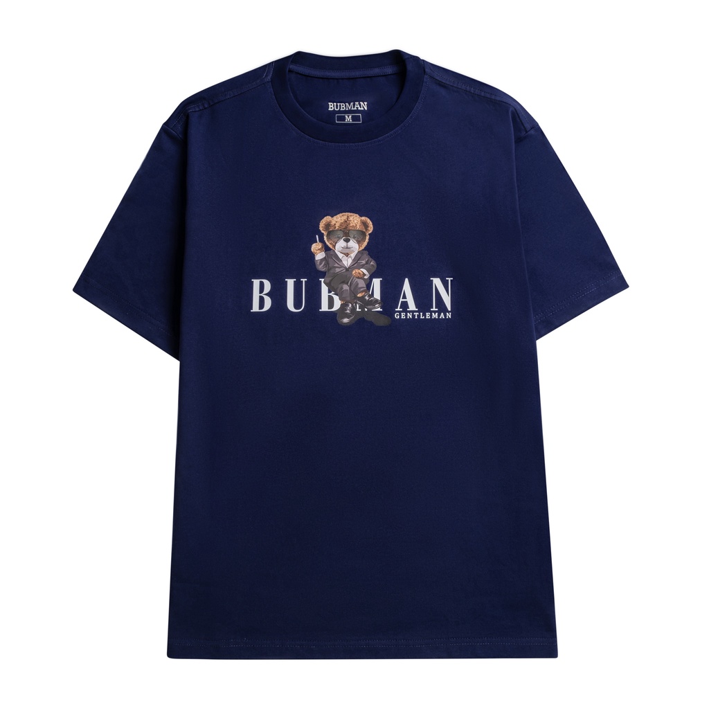 Áo thun tay lỡ BUBBEAR OS BUBDY phông Unisex nam nữ Cotton oversize form rộng BUBMAN - OS-001