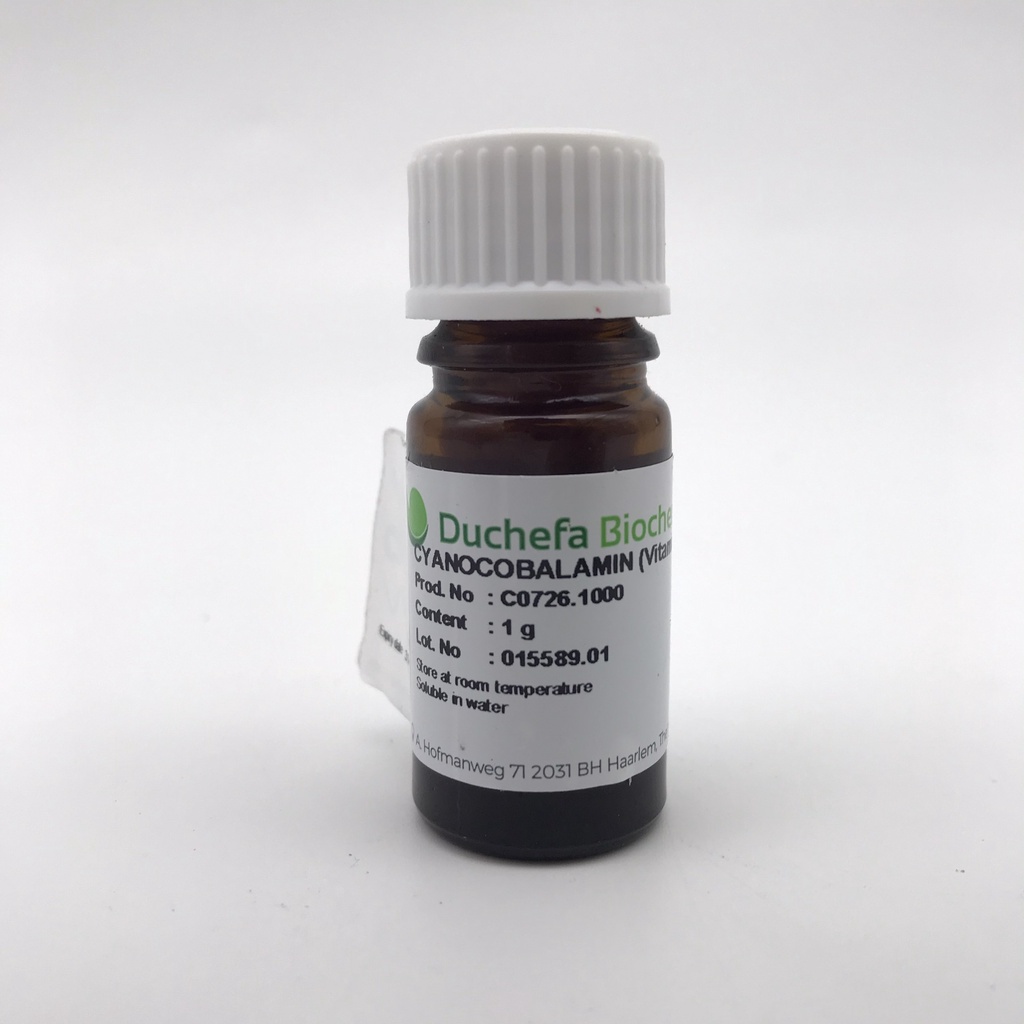 Hóa chất Cyanocobalamin >98% (Vit B12, cas 68-19-9)