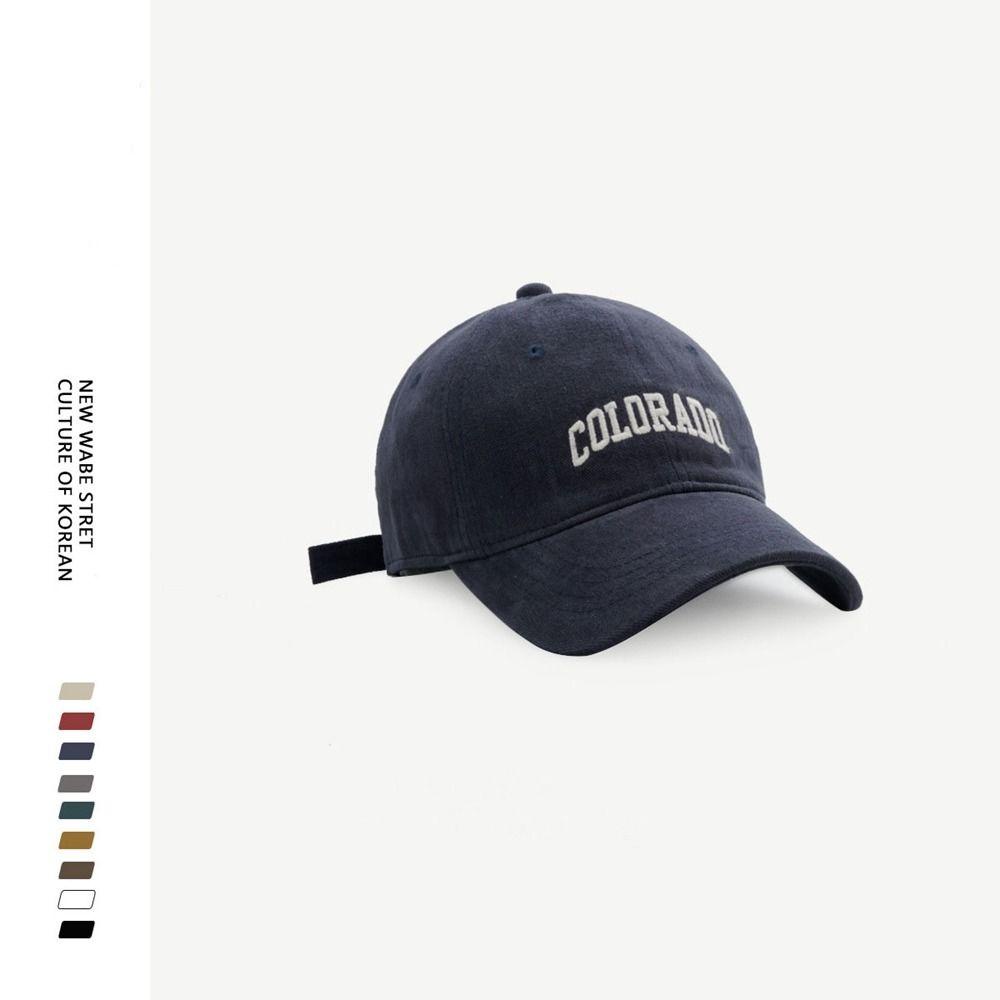 Mũ Lưỡi Trai Thêu Chữ Tiếng Anh Phong Cách Vintage Thời Trang Cho Cặp Đôi