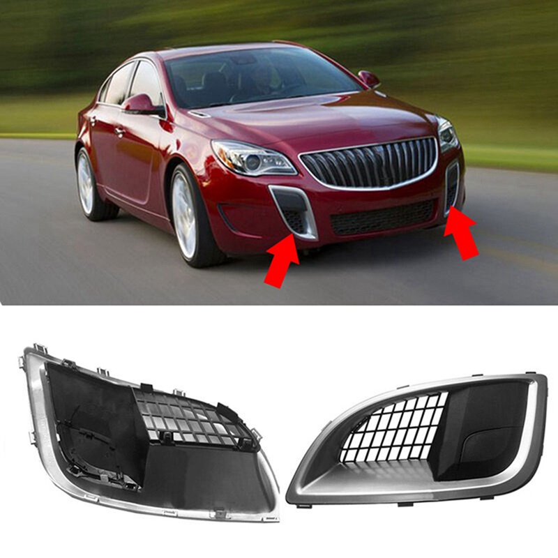 1 Vỏ Bọc Đèn Sương Mù Phía Trước Bên Phải Bằng Nhựa Cho Buick Regal GS 2012-2017