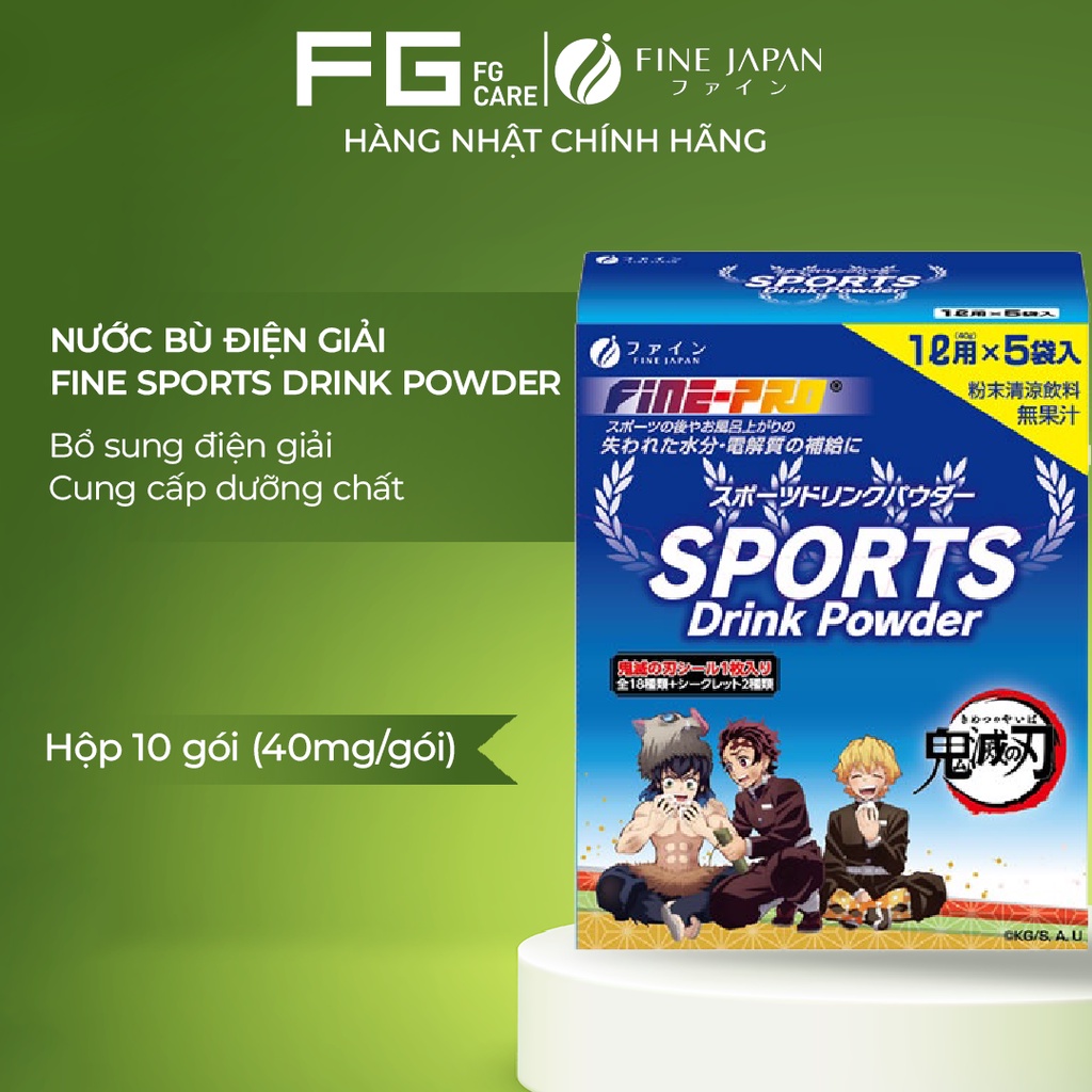 Nước Bù Điện Giải Fine Sport Drink Power 5 Gói