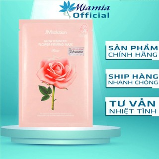 JMSOLUTION Mặt Nạ Giấy Hoa Hồng [MIẾNG LẺ] Dưỡng Sáng Da JM Solution Glow Luminous Flower Firming Mask