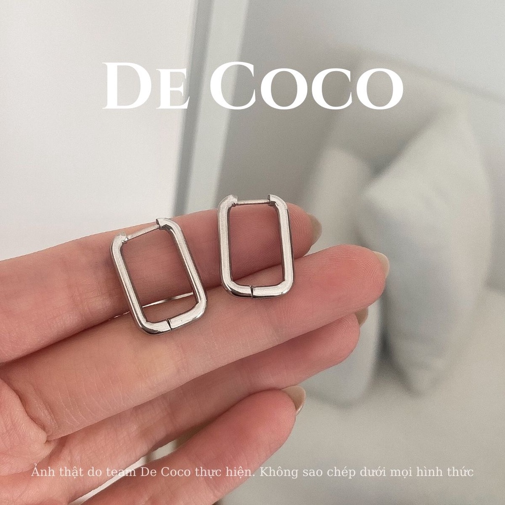 Khuyên tai nữ De Coco Paper Clip