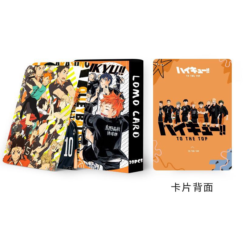 Haikyuu 2023 Haikyuu! Set 30 Tấm Thẻ Ảnh Lomo Hai Mặt In Hình Thần Tượng