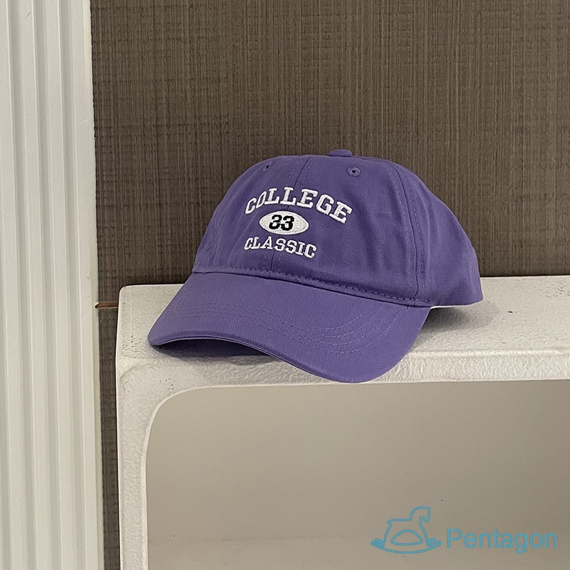 Mũ Lưỡi Trai Cotton Thêu Chữ Phong Cách Hàn Quốc Cho Bé Trai