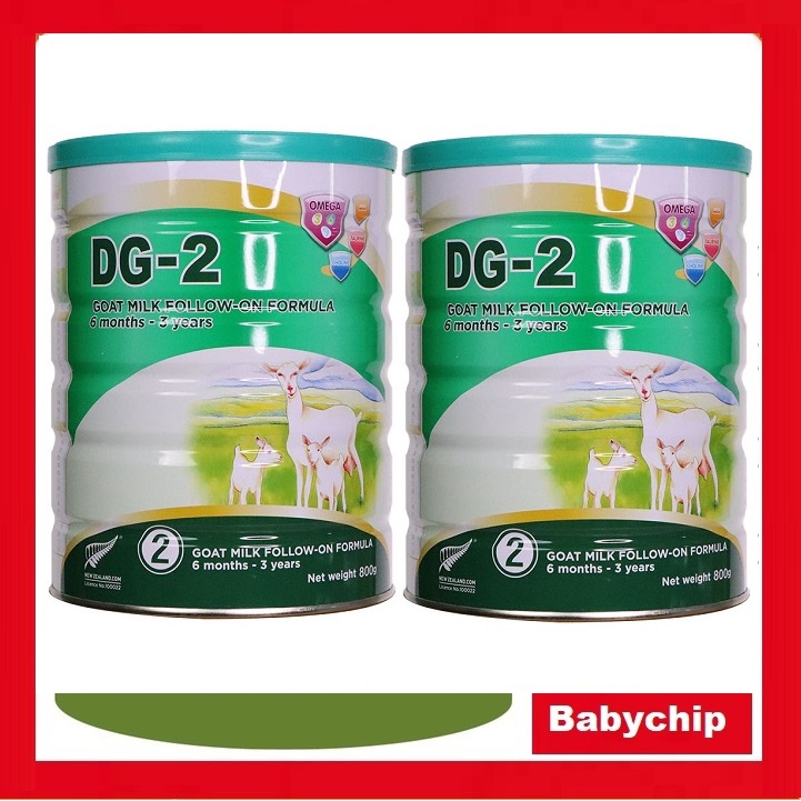 Combo 2 lon sữa Dê DG 2 800g Newzeland [HSD 2026]