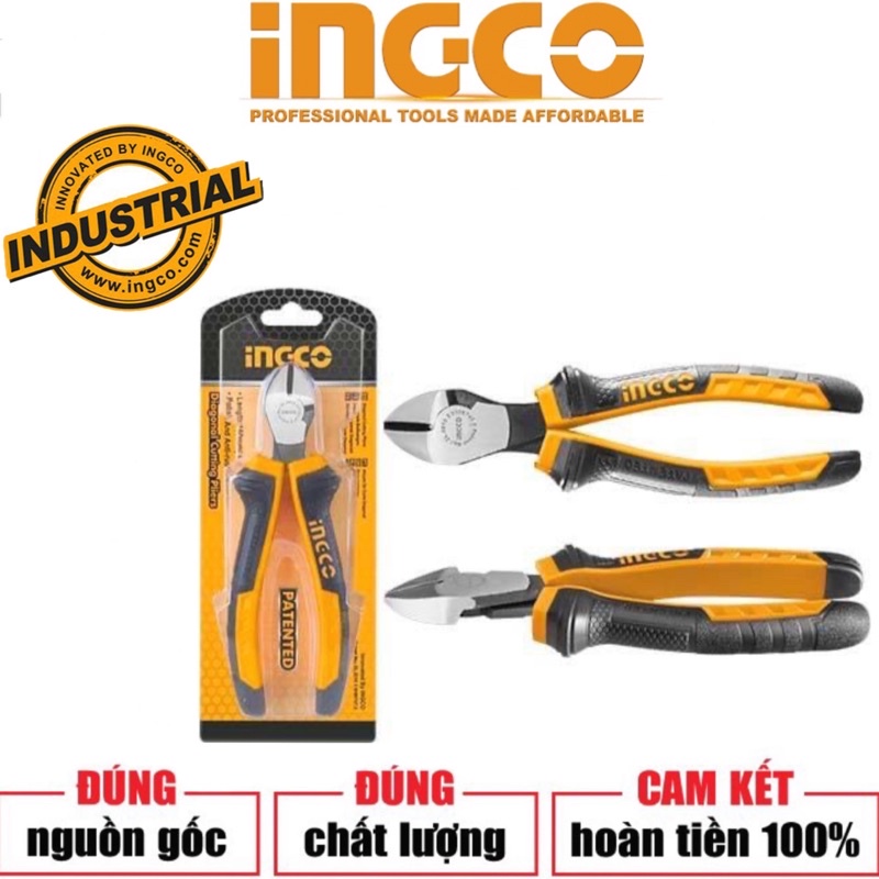ĐỒ NGHỀ INGCO Kềm cắt hạng nặng 7"/180mm HHDCP08188 (Cam kết Chính Hãng 100%)