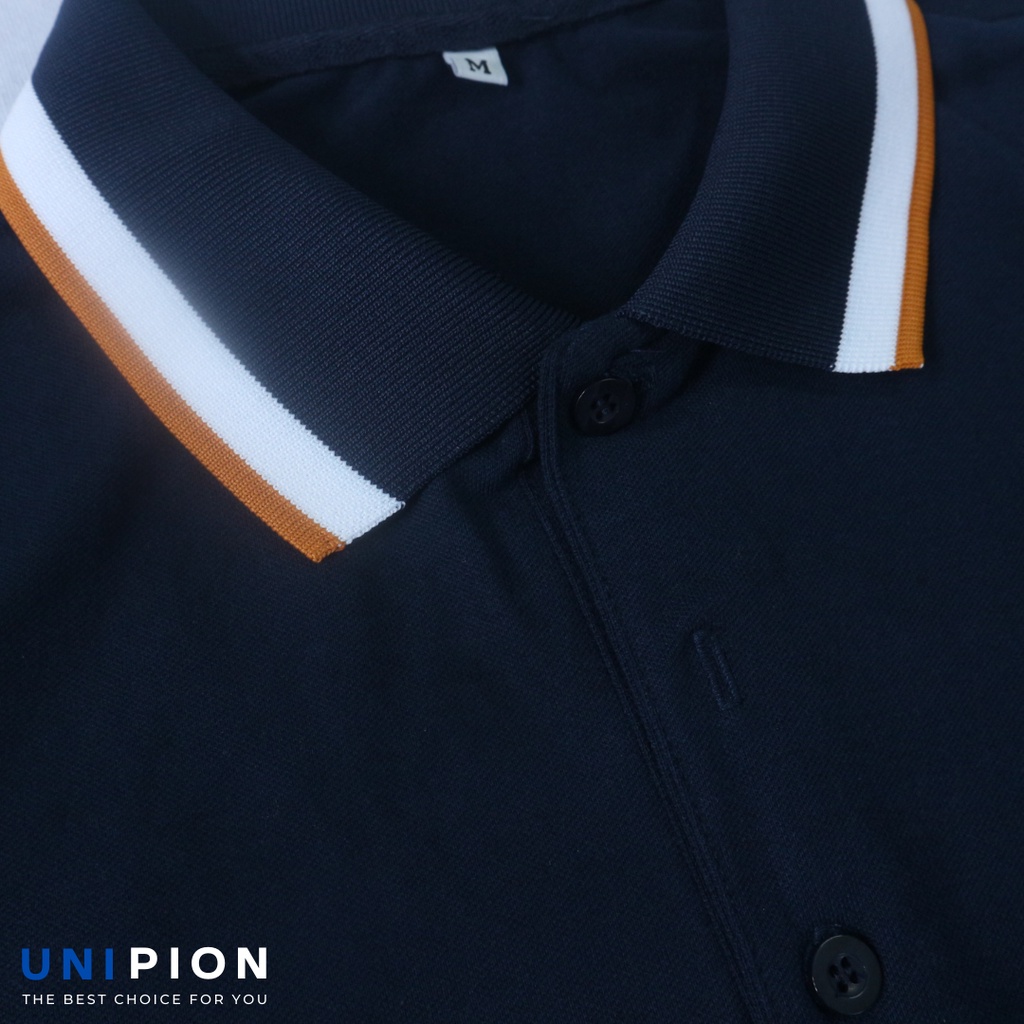 Áo POLO Nam UNIPION ngắn tay chất Cá sấu Cotton CVC bo viền thanh lịch, sang trọng kèm hộp quà tặng