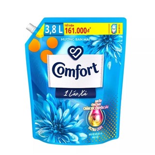 Nước xả vải comfort 1 lần xả hương ban mai túi 3.8L