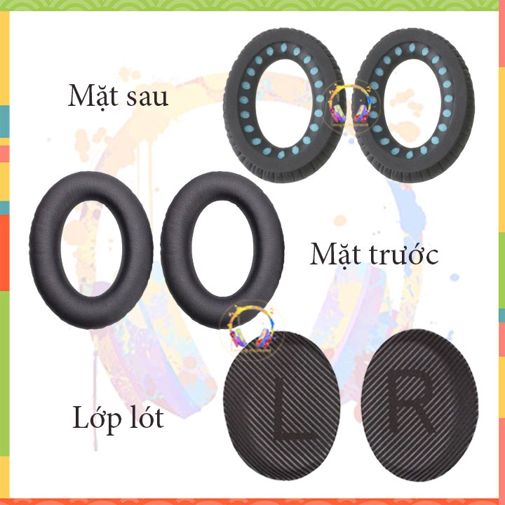 Đệm tai nghe Bose QC35 QC35II_ 1 cặp ốp tai nghe bose qc35