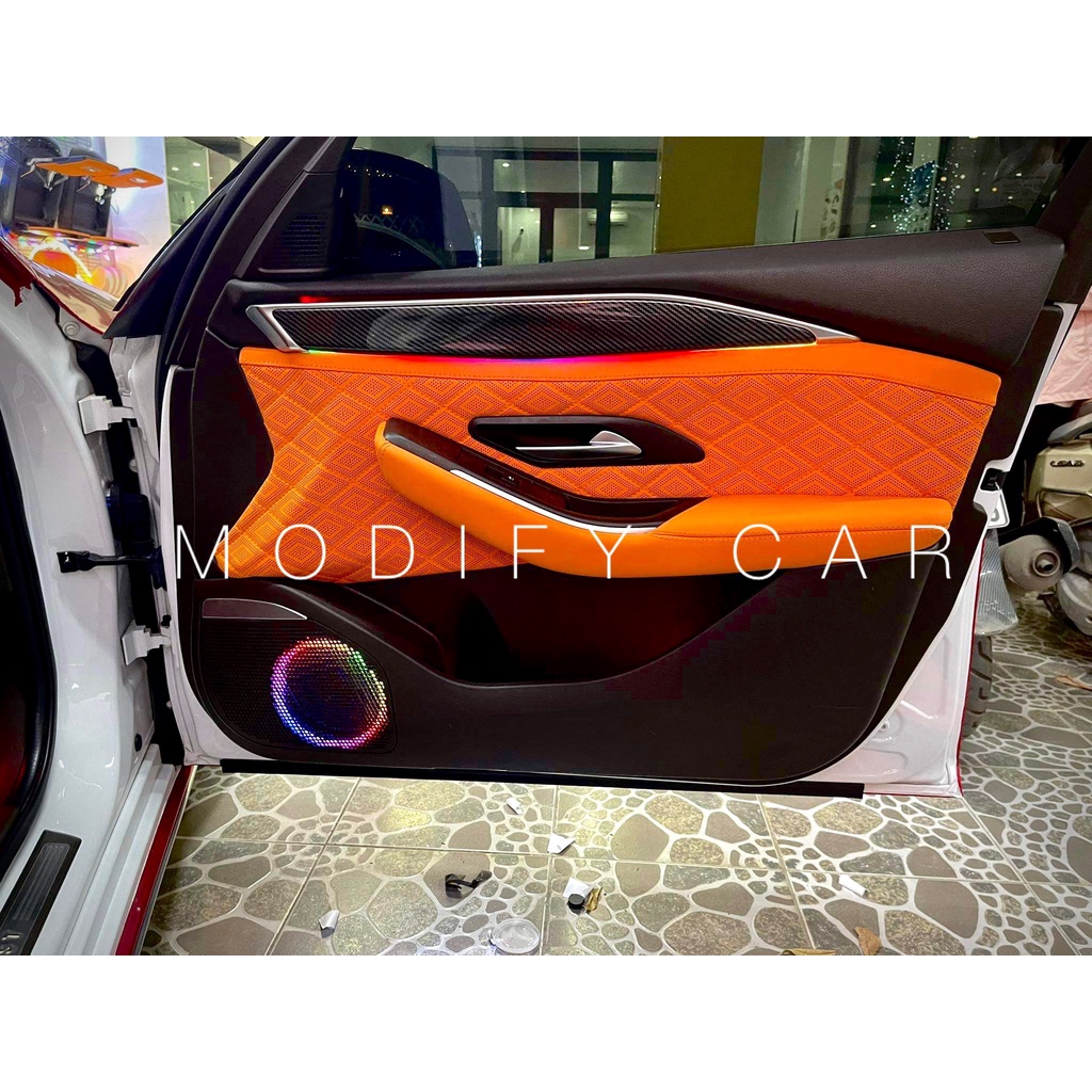 Đèn led trang trí nội thất oto, xe hơi V4, led viền 22 chi tiết đổi màu qua app điện thoại