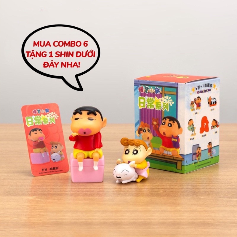 Mô Hình Trang Trí Dễ Thương Shin Cậu Bé Bút Chì | GEARBROS