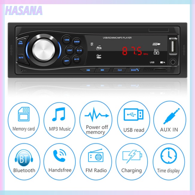 Đầu Đĩa Nghe Nhạc MP3 / Radio AUX TF 12V SWM-1028 1 DIN Cho Xe Hơi