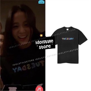 (Quà tặng kèm hình BLackpink)Áo phông Tuesday của Jisoo blackpink
