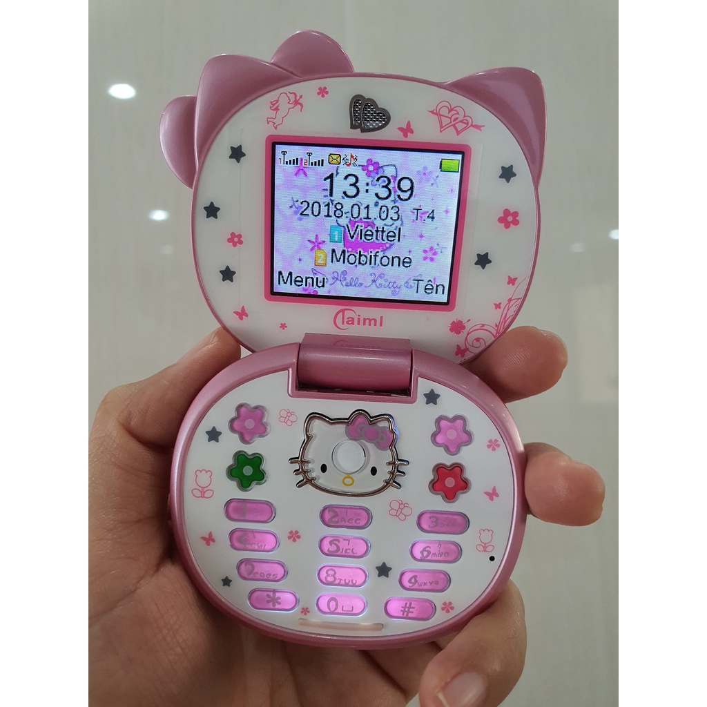 ĐIỆN THOẠI HELLO KITTY SIÊU KUTE 【 HỒNG】