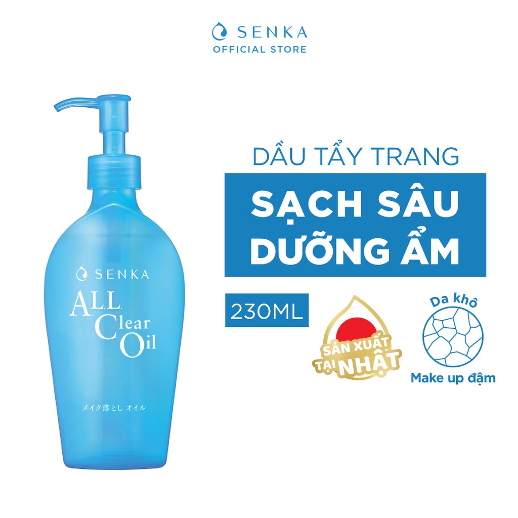 Dầu tẩy trang Senka All Clear Oil 230ml (Mới)_14847