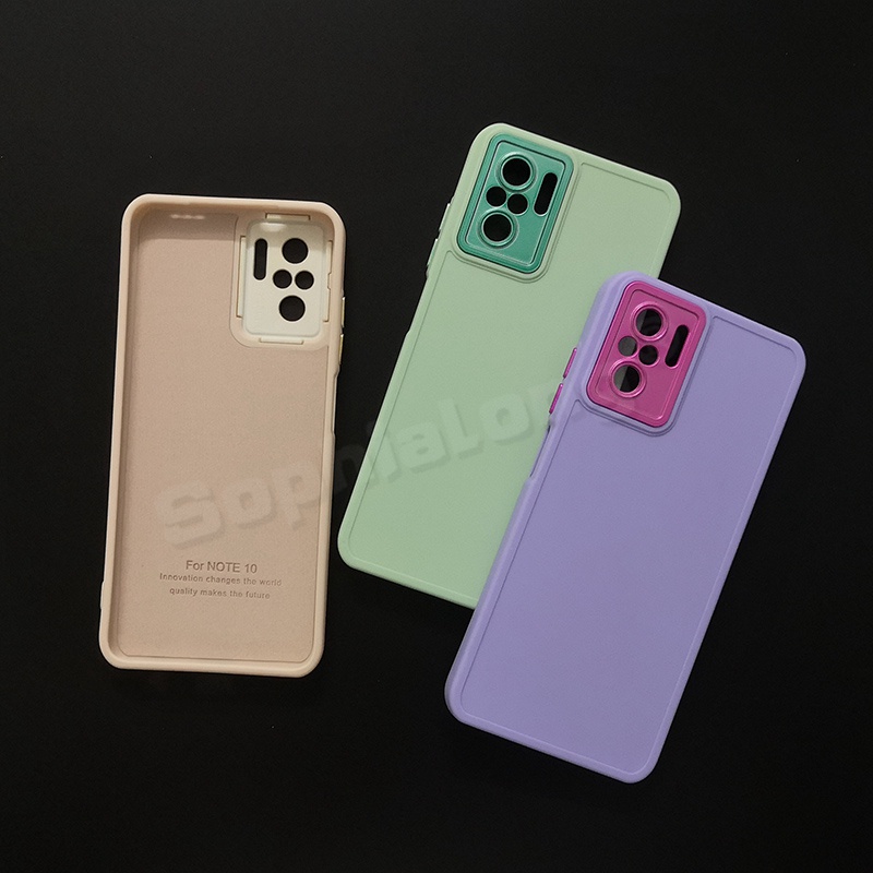 Ốp Điện Thoại Silicon Mềm Hình Bánh Macaroon Cho Xiaomi Redmi Note 10 Pro Max 10S 4G Poco M5S M3 Pro