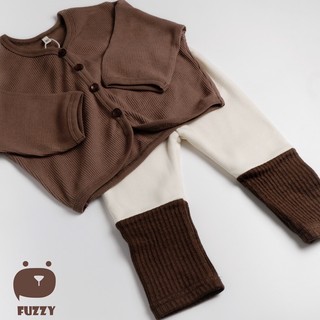 Áo Cardigan Waffle