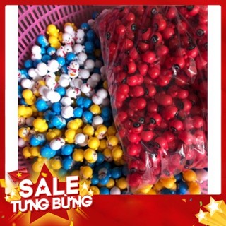 Đồ chơi lật đật mini squid game, lật đật doraemon dễ thương cho bé