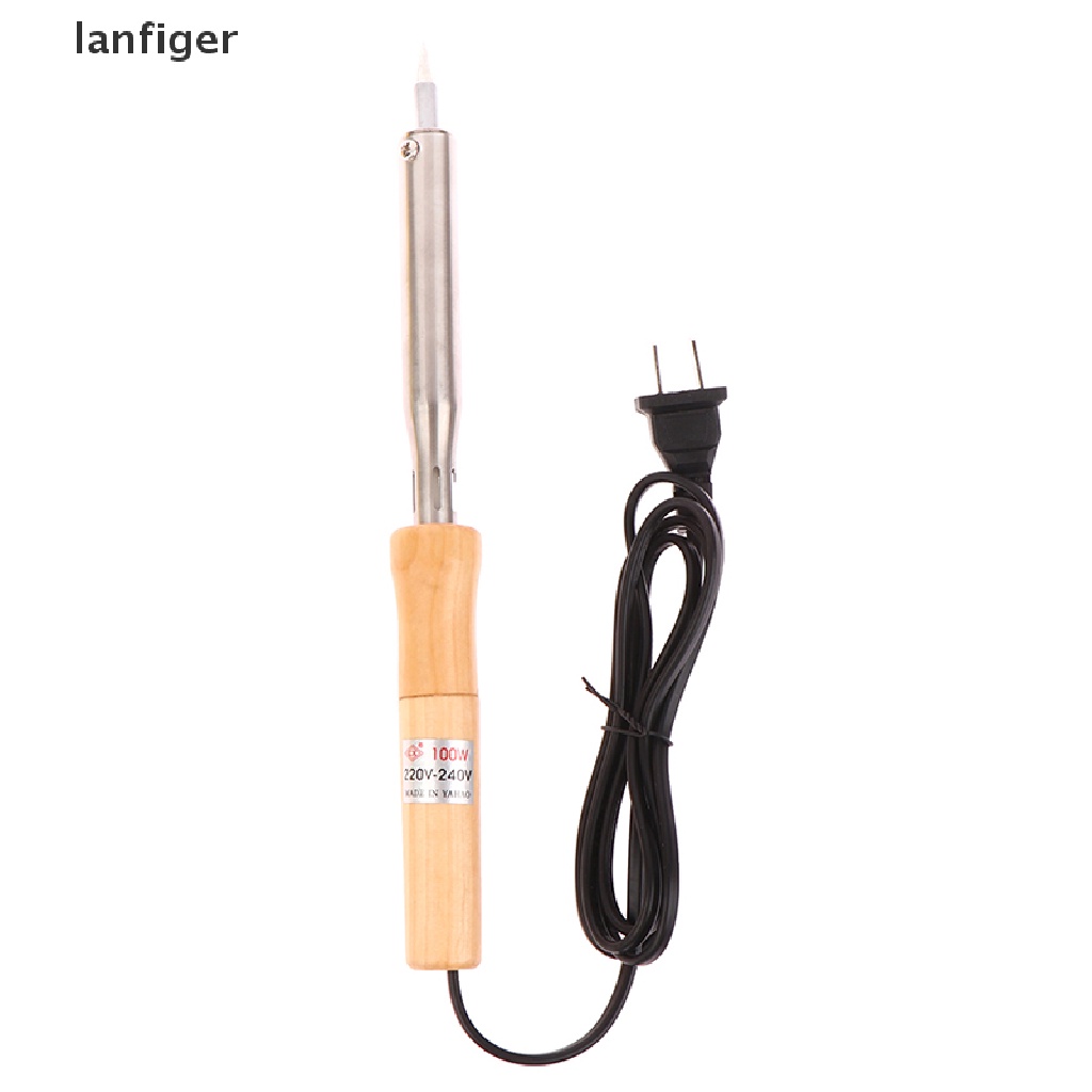 Mỏ Hàn Điện Mini 220V 100W Tay Cầm Gỗ Có Thể Điều Chỉnh Nhiệt Độ