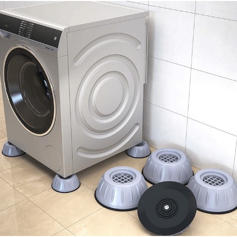 Bộ 4 Đệm Kê Máy Giặt Thông Minh - Mút Cao Su Kê Chân Máy Giặt Chống Rung/ Chống Ồn Tiện Lợi