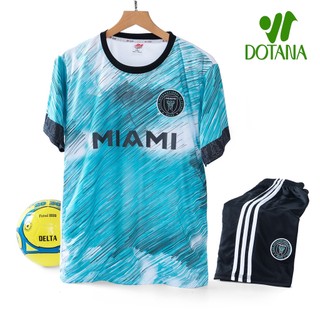 Quần áo bóng đá, đồ đá banh, áo đấu clb miami xanh 2022-23 - thun lạnh cao cấp, co giãn thoáng mát