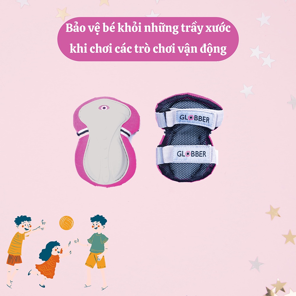 Bộ bảo hộ Globber Junior - Hồng