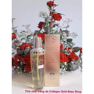 [SERUM GOLD 130ml ] Tinh chất vàng collagen dưỡng ẩm, ngừa lão hoá, trắng da, se khít lỗ chân lông BEAU SHOP