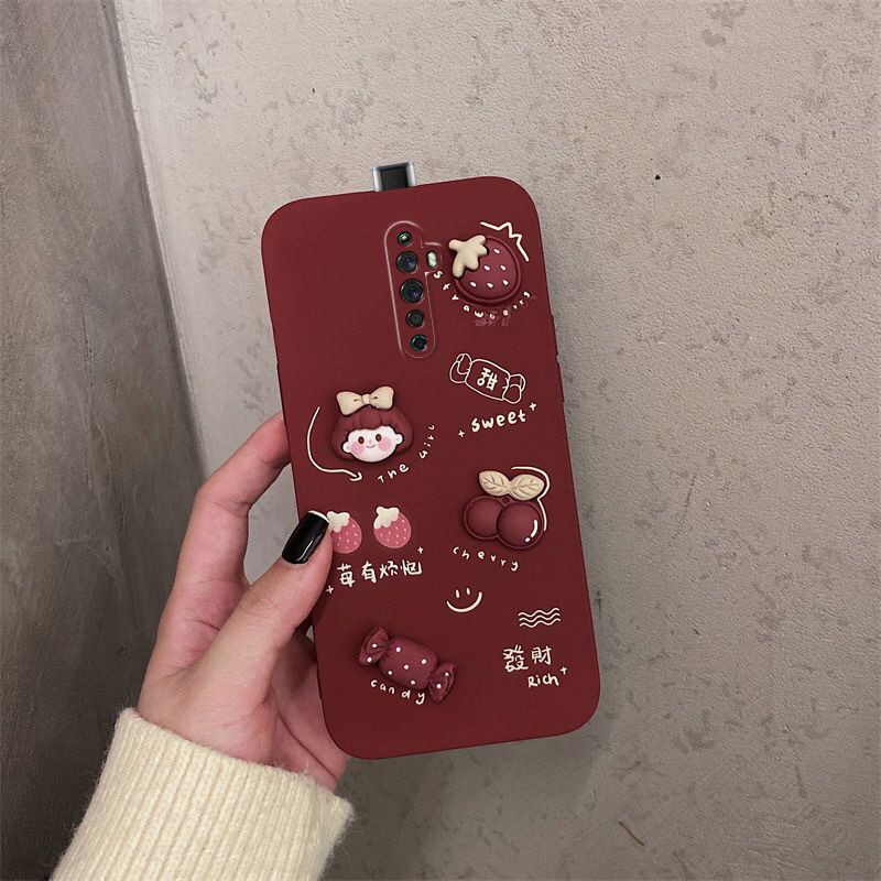 Ốp Điện Thoại Mềm Hình Hoa Thời Trang Cho OPPO Reno Reno2 Reno2F Reno5 Reno8 Reno8pro Reno8Z