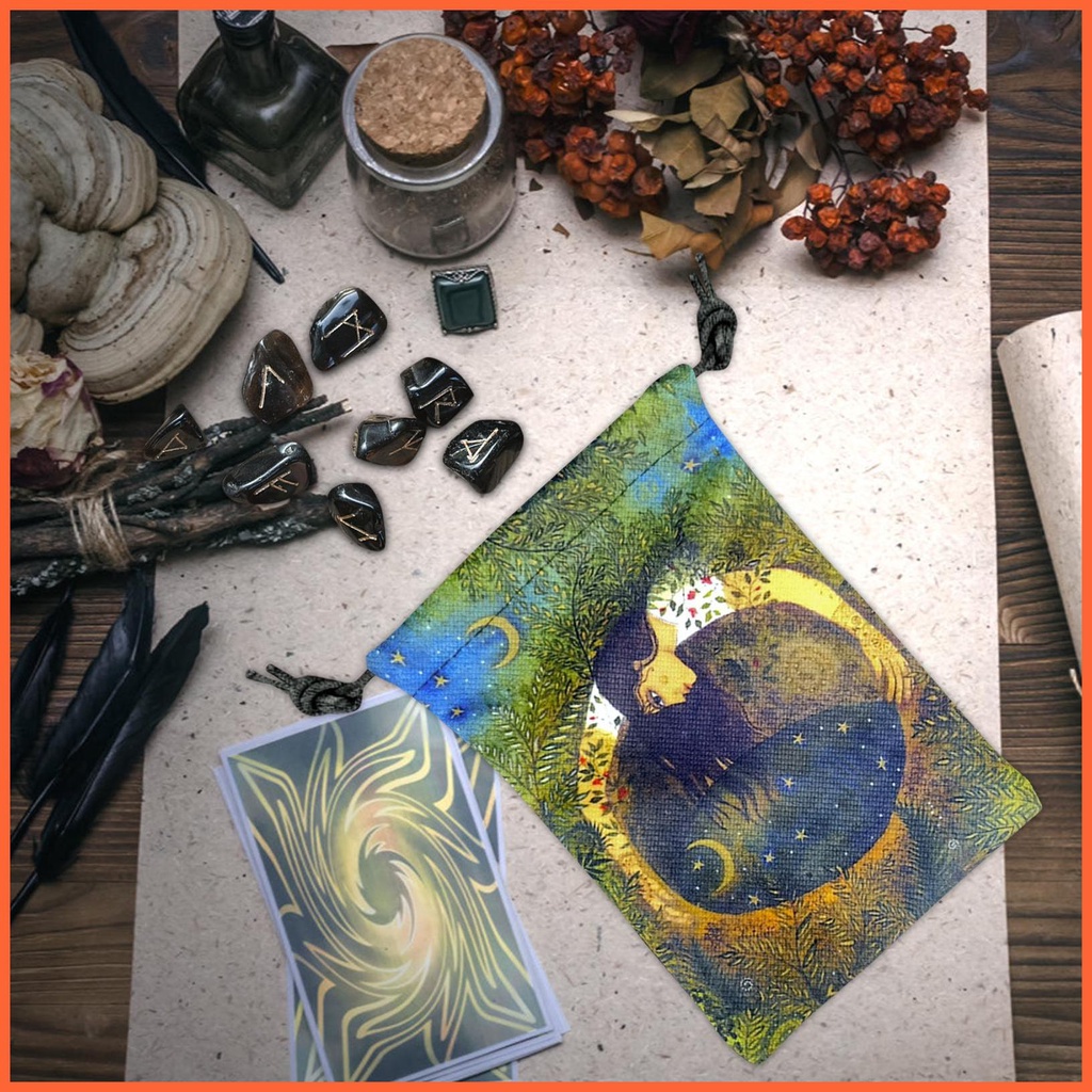 Túi Dây Rút Đựng Bài Tarot / Trang Sức Tiện Dụng